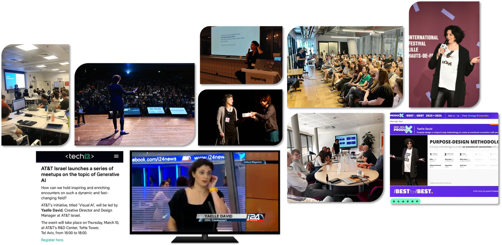 Yaelle David sur scène, en atelier et dans les médias